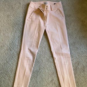 Light Pink Modern Skinny Ankle Cropped Dress Pants